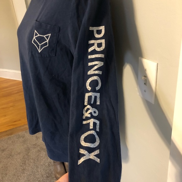 Prince & Fox navy long sleeve T-shirt - Picture 3 of 7